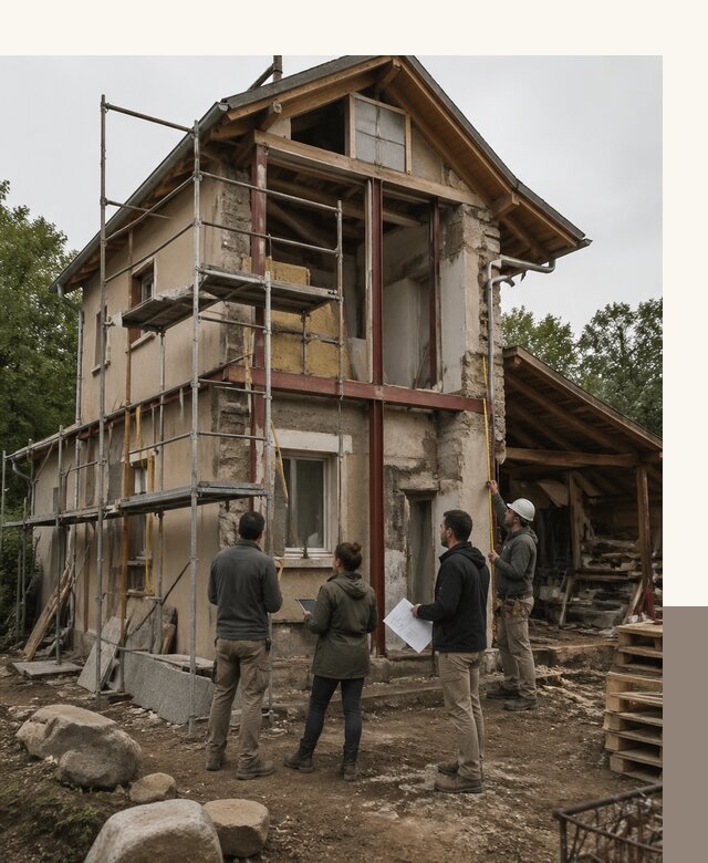 Реконструкция загородного дома под ключ в Королёве от бюро
