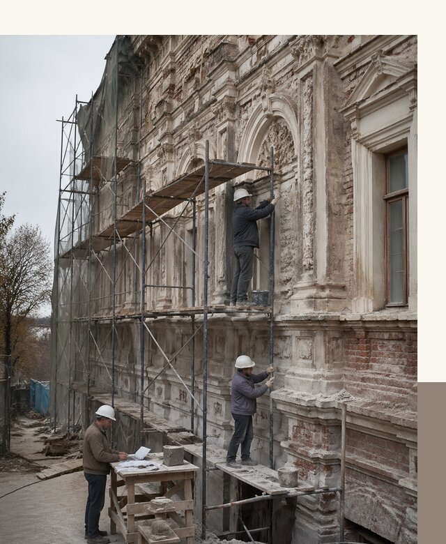 Реставрация объектов культурного наследия под ключ в Королёве